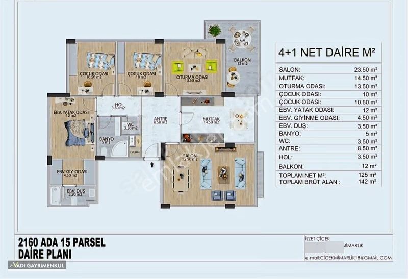 Karagöl Caddesinde Merkeze 5dakika Site Konseptinde 4+1 Daireler - Görsel 3