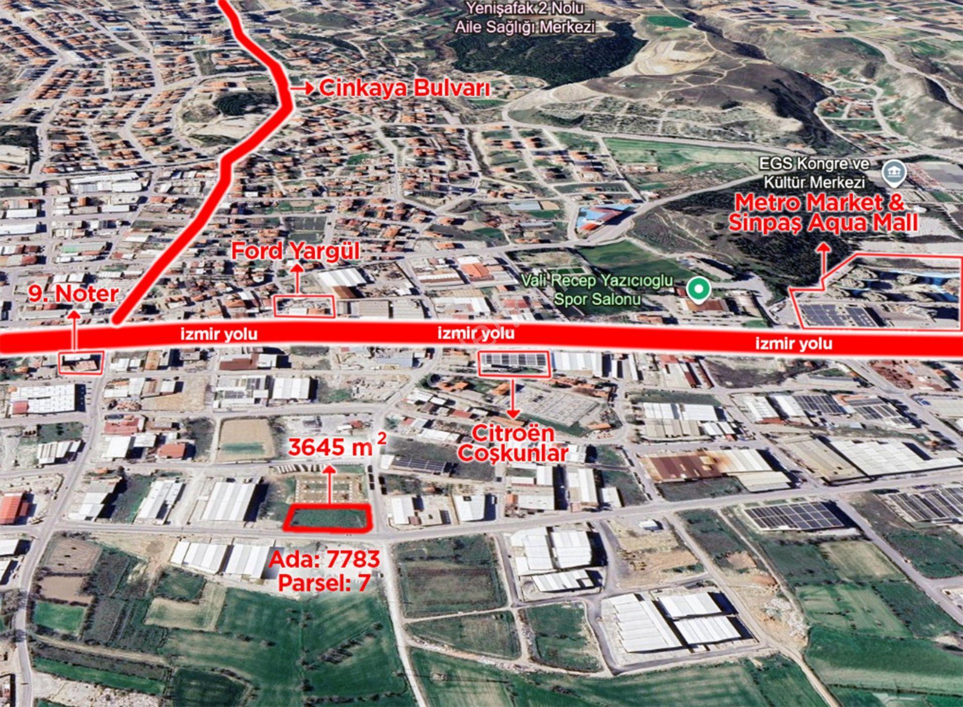 Şemikler Akçeşme'de Satılık 3644 M² Köşe Parsel Arsa Fırsatı ...