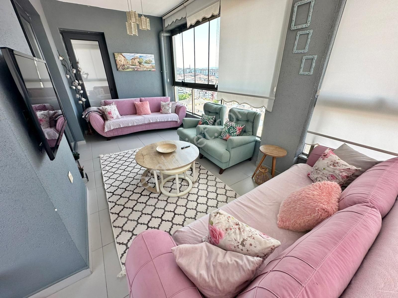 Piyade'de Güvenlikli Lüks Sitede 3+1 Krediye Uygun Manzaralı Ev - Görsel 22