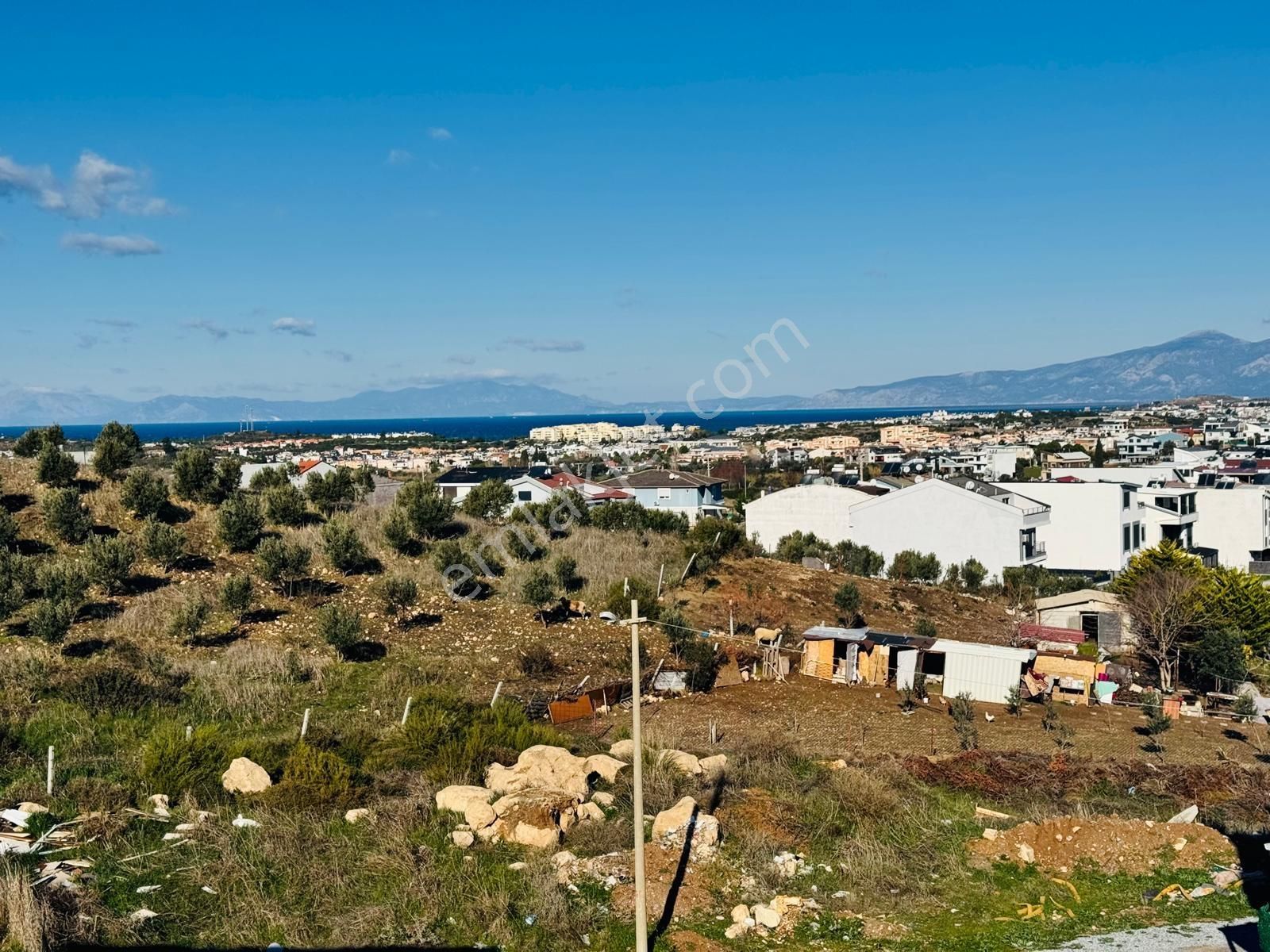 Didimde Satılık Deniz Manzaralı Havuzlu Uygun Fiyat Villa