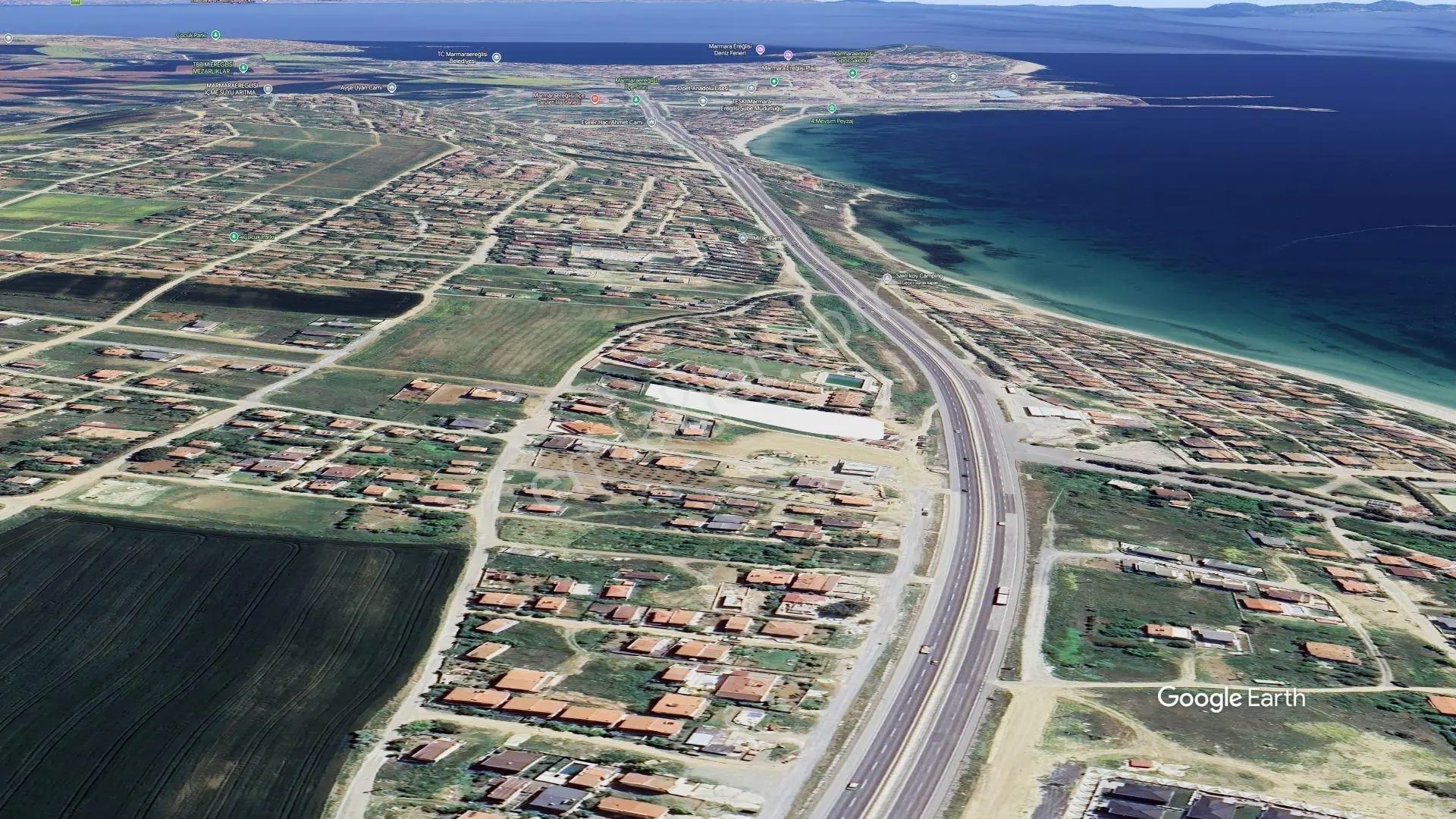 Marmaraereğlisi Dereağzı Deniz Manzaralı 2.957 M² Emsal 0.50 - Görsel 2
