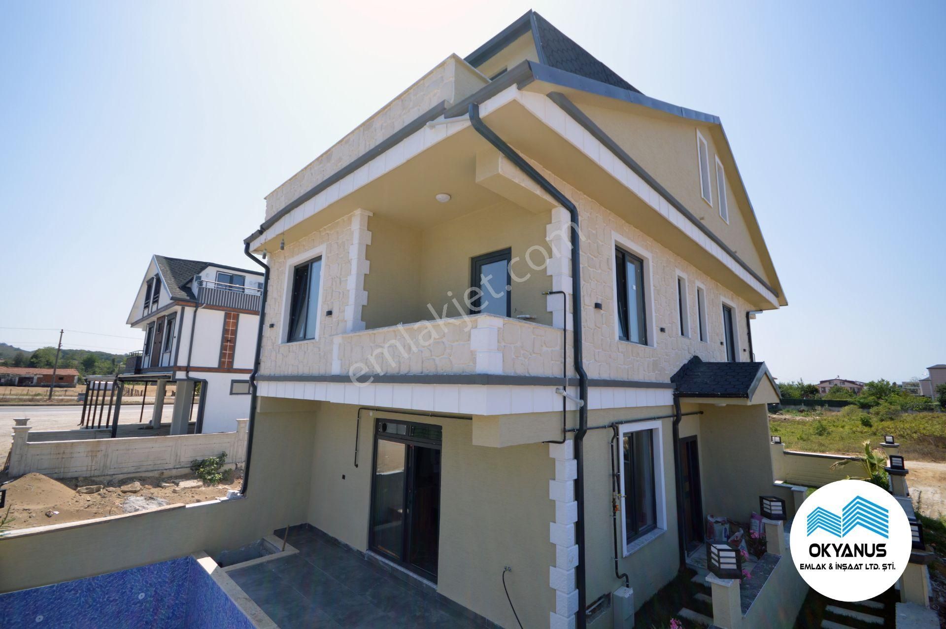 Kocaalide Müstakil Havuzlu Bahçeli Şık Villa Okyanustan