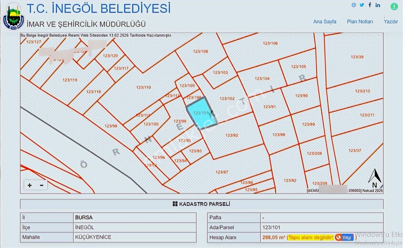 Ulucan'dan İnegöl Küçükyenice'de Satılık Arsa - Görsel 4