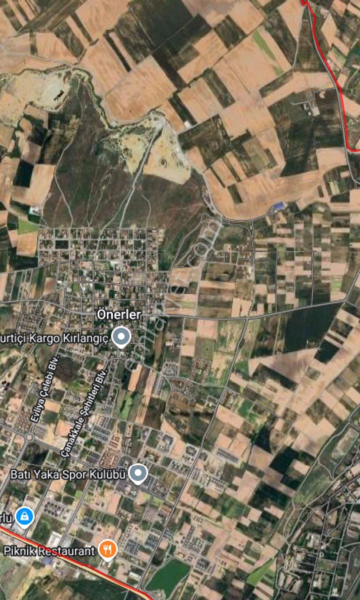 Çorlu Önerler Mahallesinde Satılık 480 M2 Tek Tapu İmarlı Arsa