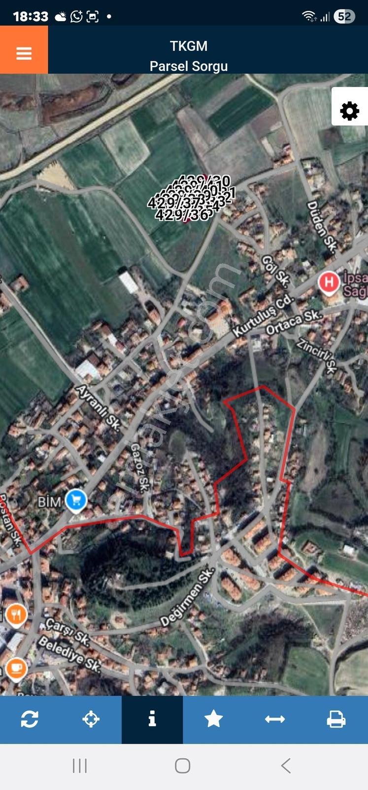 Edirne İpsala Kapucu Mahallesinde Satılık 12 Adet İmarlı Arsa - Görsel 3