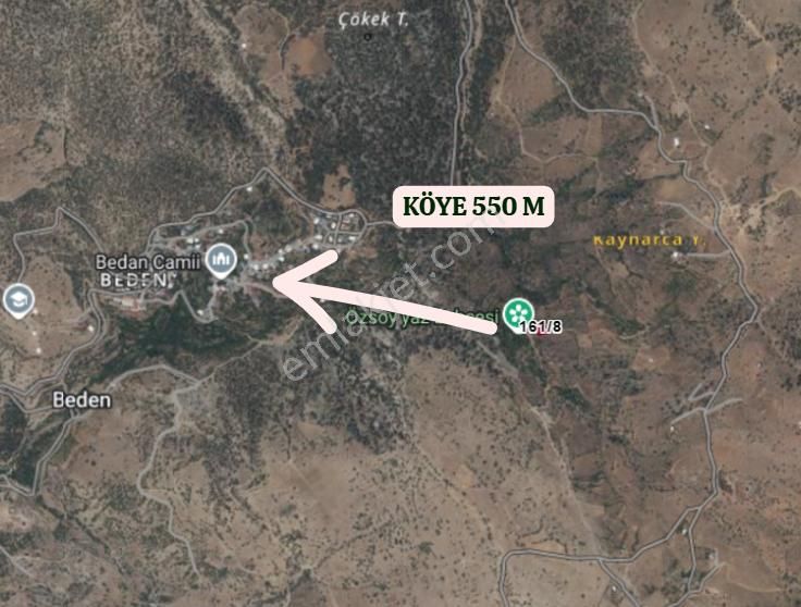Antalya Gündoğmuş Bedan Köyünde 339 M² Tarla Satılıktır - Görsel 5