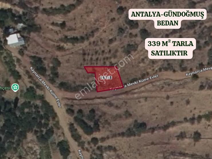 Antalya Gündoğmuş Bedan Köyünde 339 M² Tarla Satılıktır - Görsel 2
