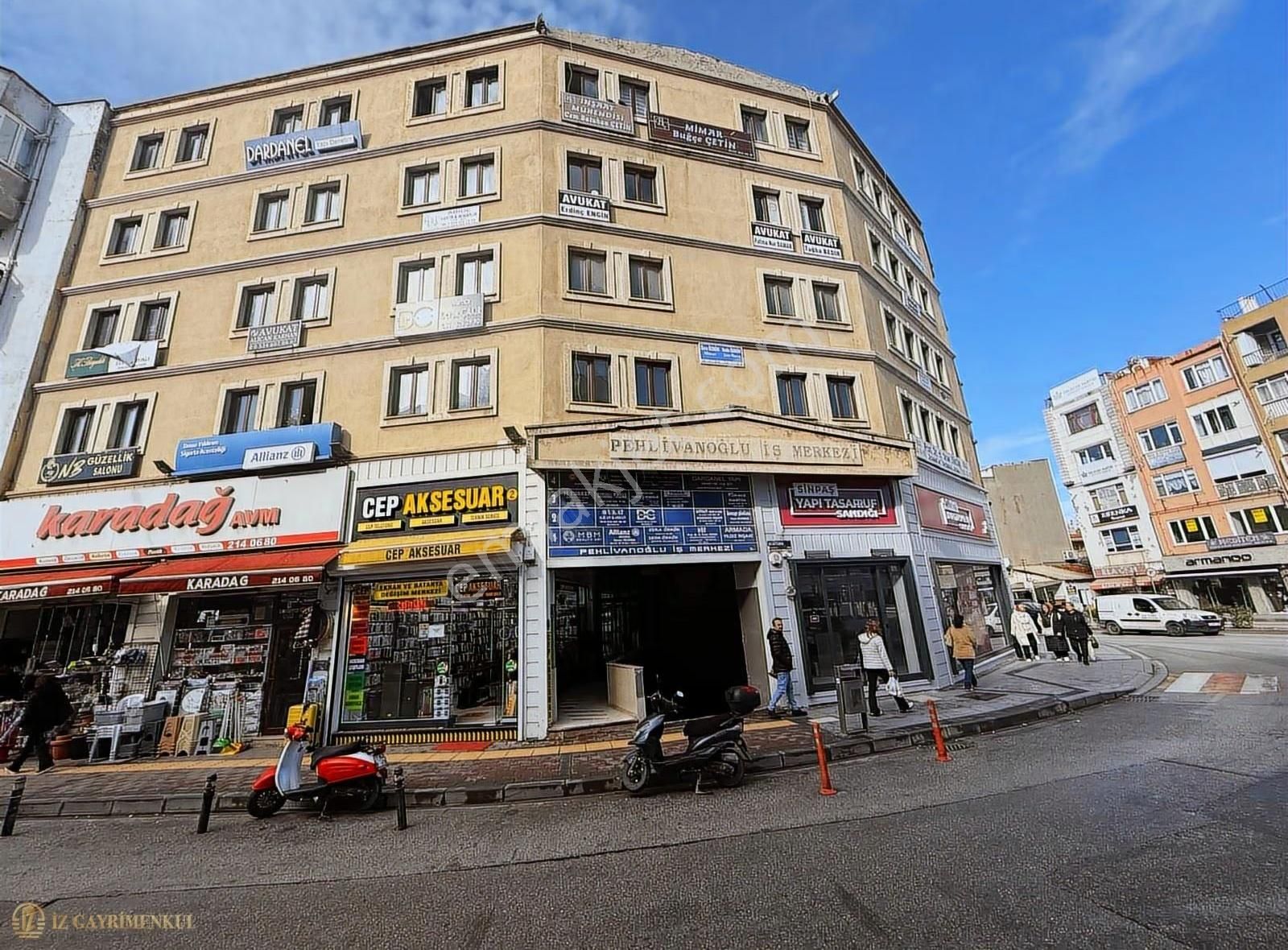 Çanakkale Merkez Belediyenin Karşısında Kiralık 2+1 Ofis