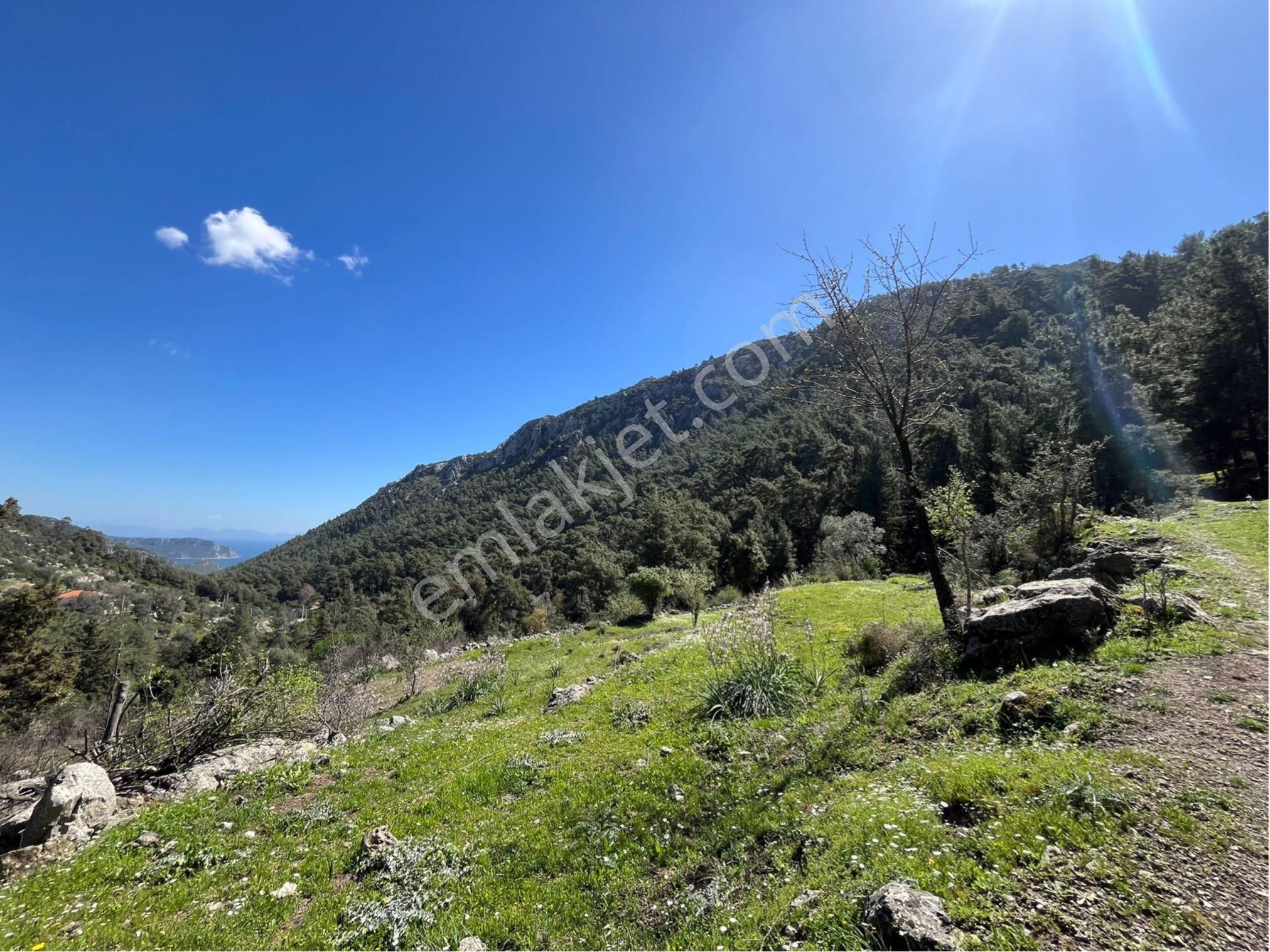 Marmaris Bayır'da Deniz Manzaralı-denize Yakın-nadir Yatırım Arazisi - Görsel 6