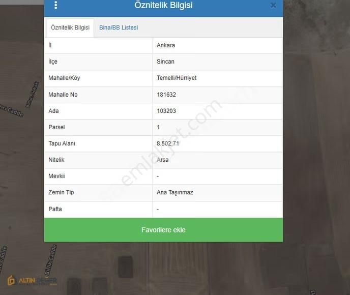 Sincan Temelli Yatırımlık Konut, Tarla Ve Sanayi İmarlı Arsalar - Görsel 5