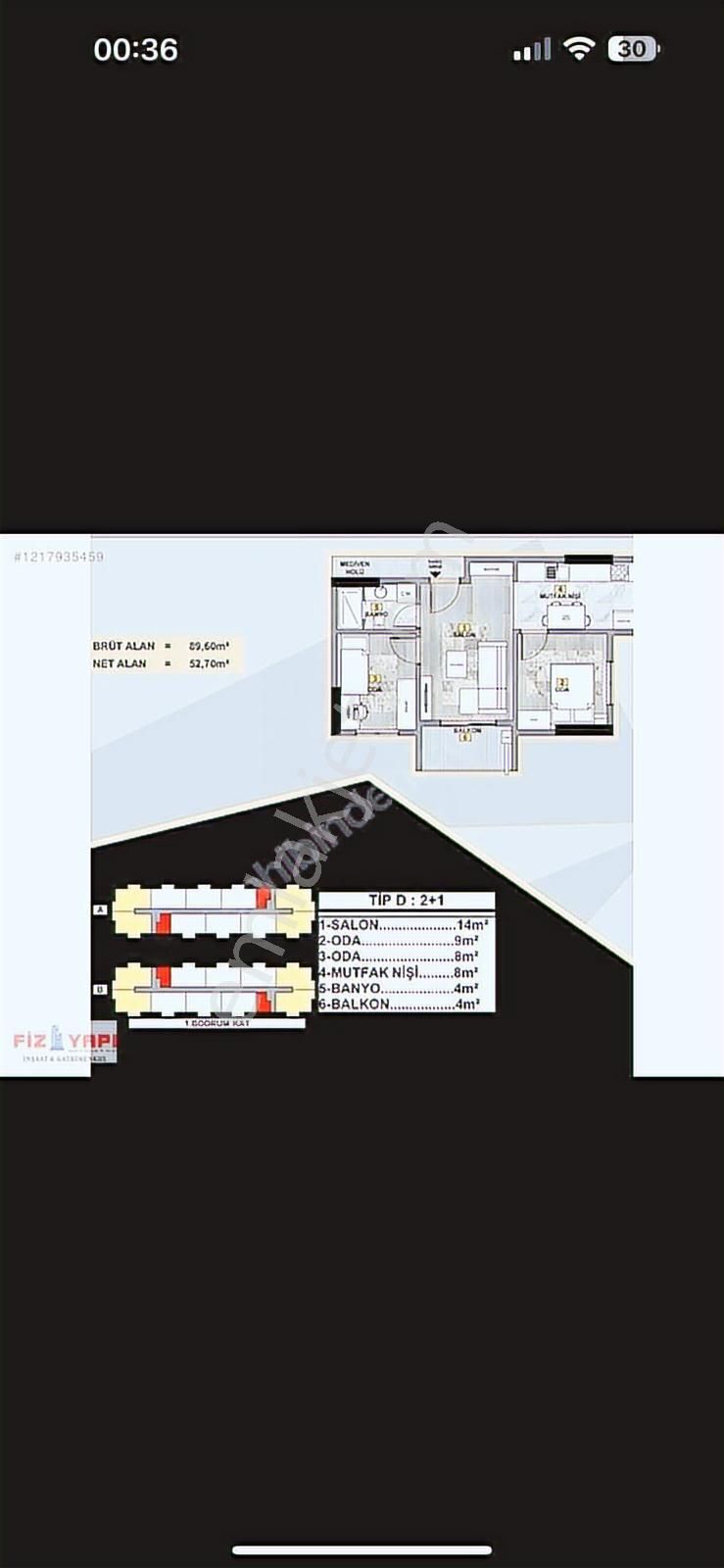 G A Dan Fiz Yapı Görükle Mavera Ritim Full Eşyalı 2+1 - Görsel 15