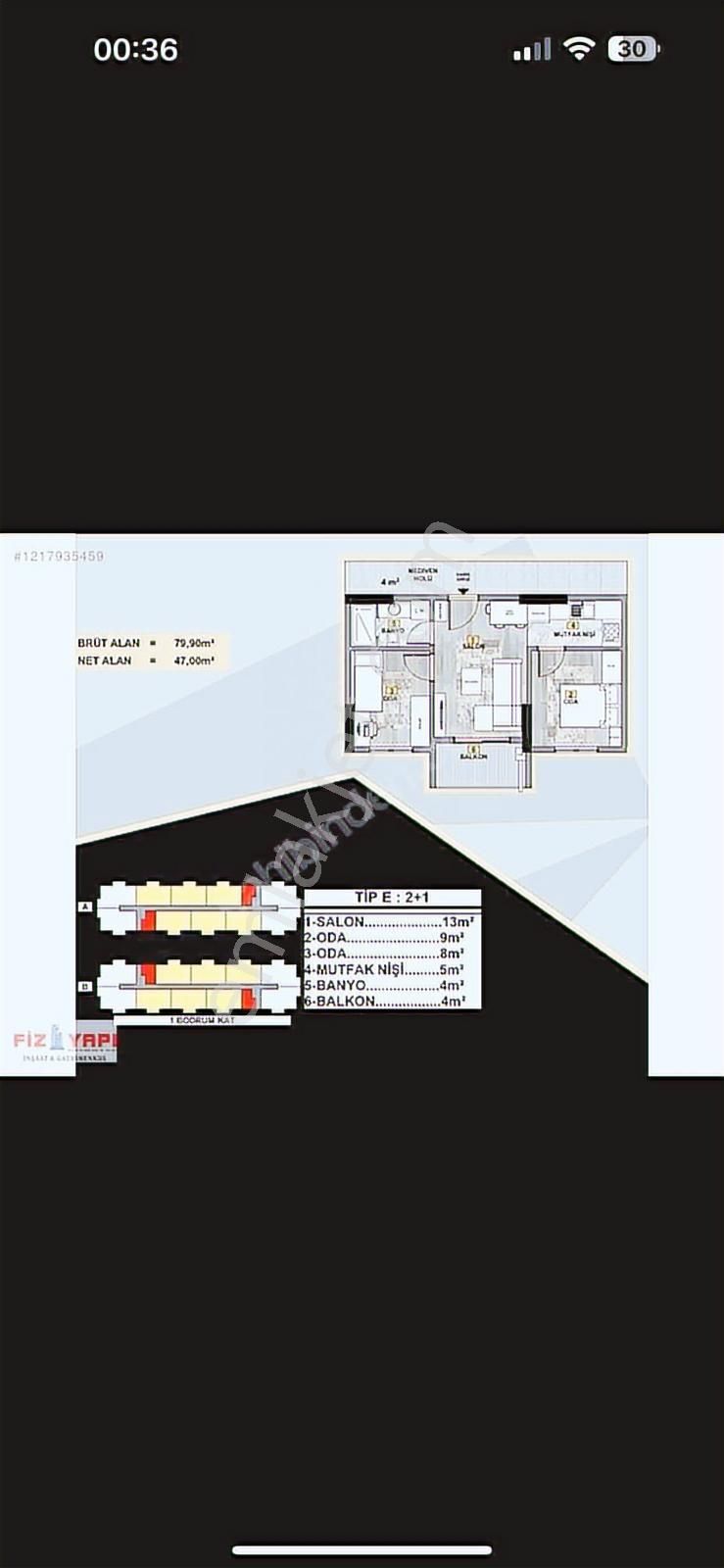 G A Dan Fiz Yapı Görükle Mavera Ritim Full Eşyalı 2+1 - Görsel 16