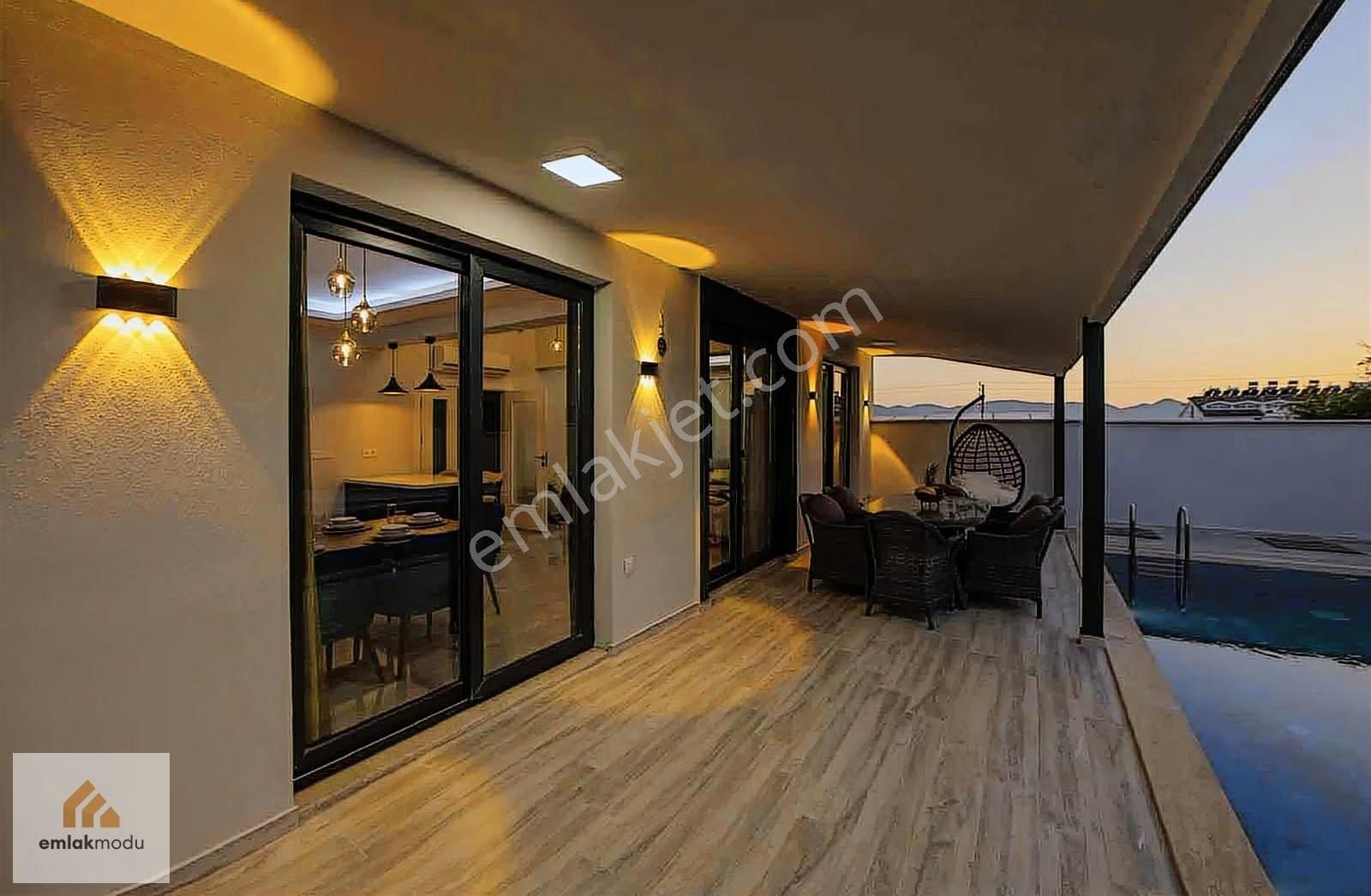 Fethiye De 3+1 Müstakil Full Eşyalı Uzun Dönem Kiralık Villa - Görsel 20