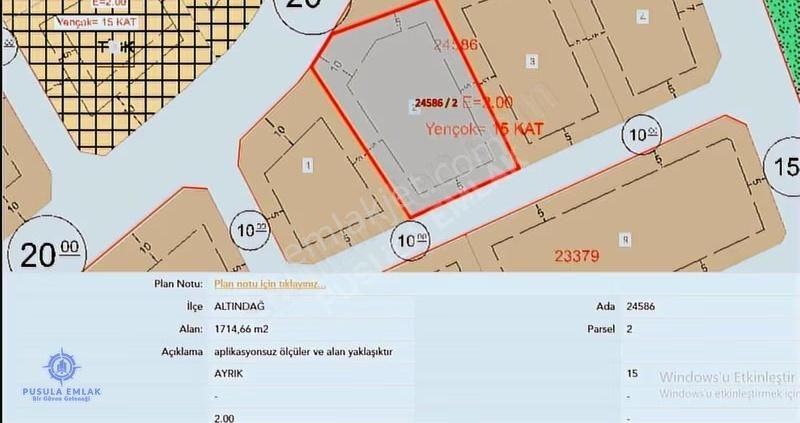Pusuladan Ulubeyde Ana Cadde Üzeri 2.00 Emsal 40m² Satılık Arsa - Görsel 2