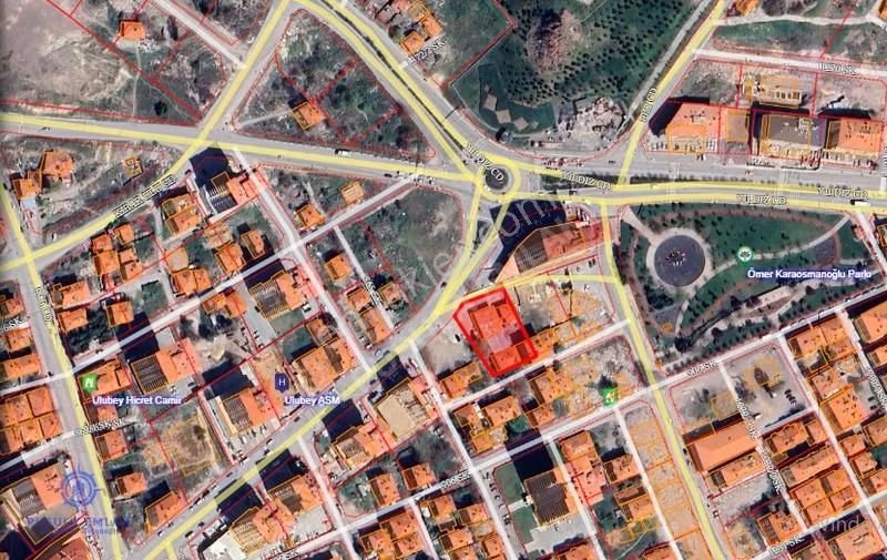 Pusuladan Ulubeyde Ana Cadde Üzeri 2.00 Emsal 40m² Satılık Arsa