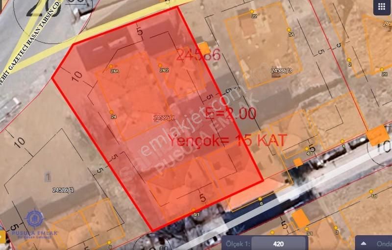 Pusuladan Ulubeyde Ana Cadde Üzeri 2.00 Emsal 40m² Satılık Arsa - Görsel 5