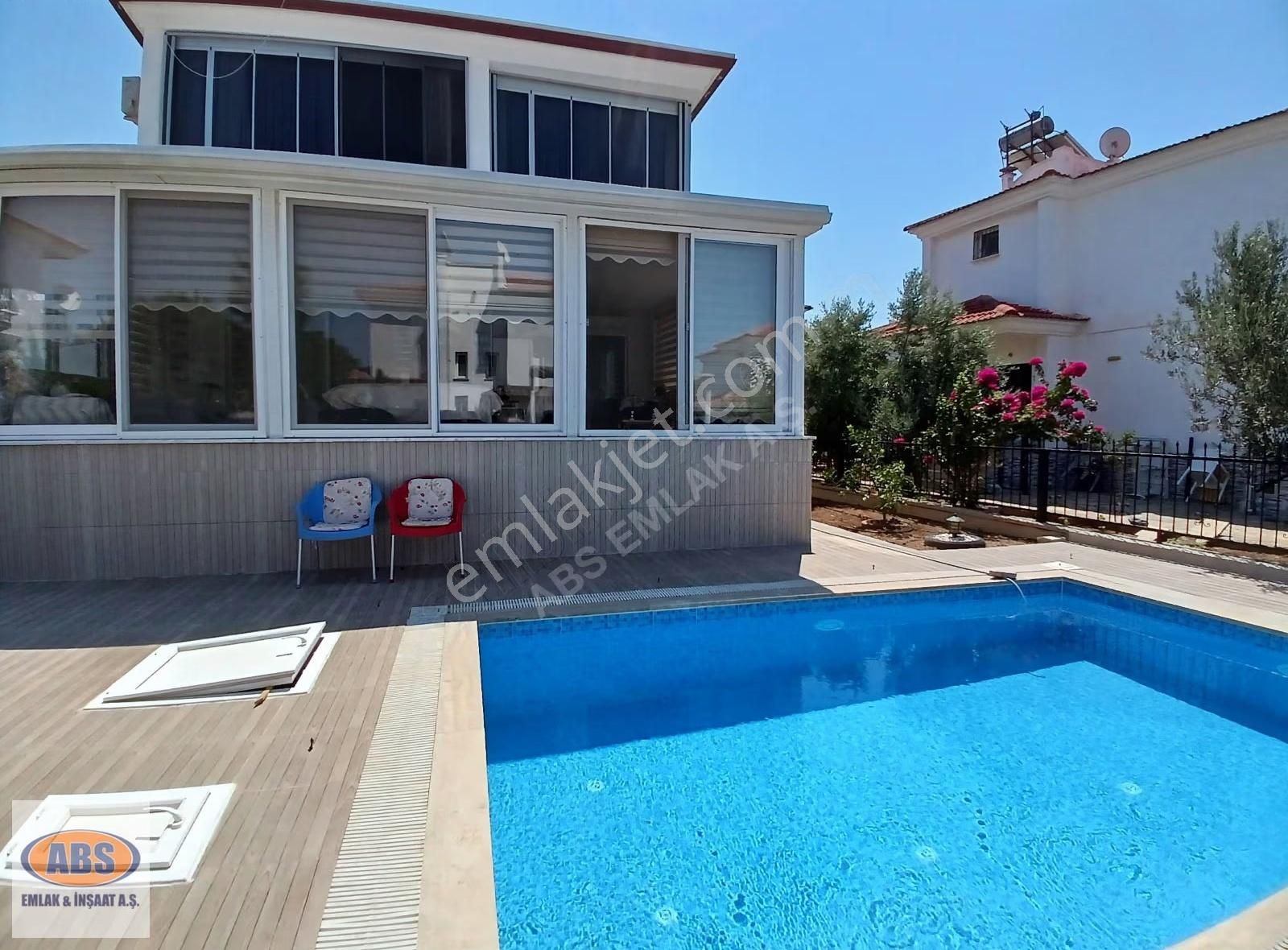 Didim Akbükte Geniş Bahçeli / Müstakil Havuzlu Satılık Villa - Görsel 23