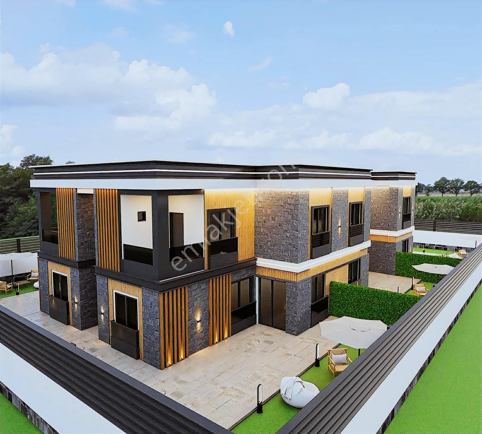 Önerlerde %40 Peşinatla Müstakil Bahçeli 2+1 Satılık Loft Villa