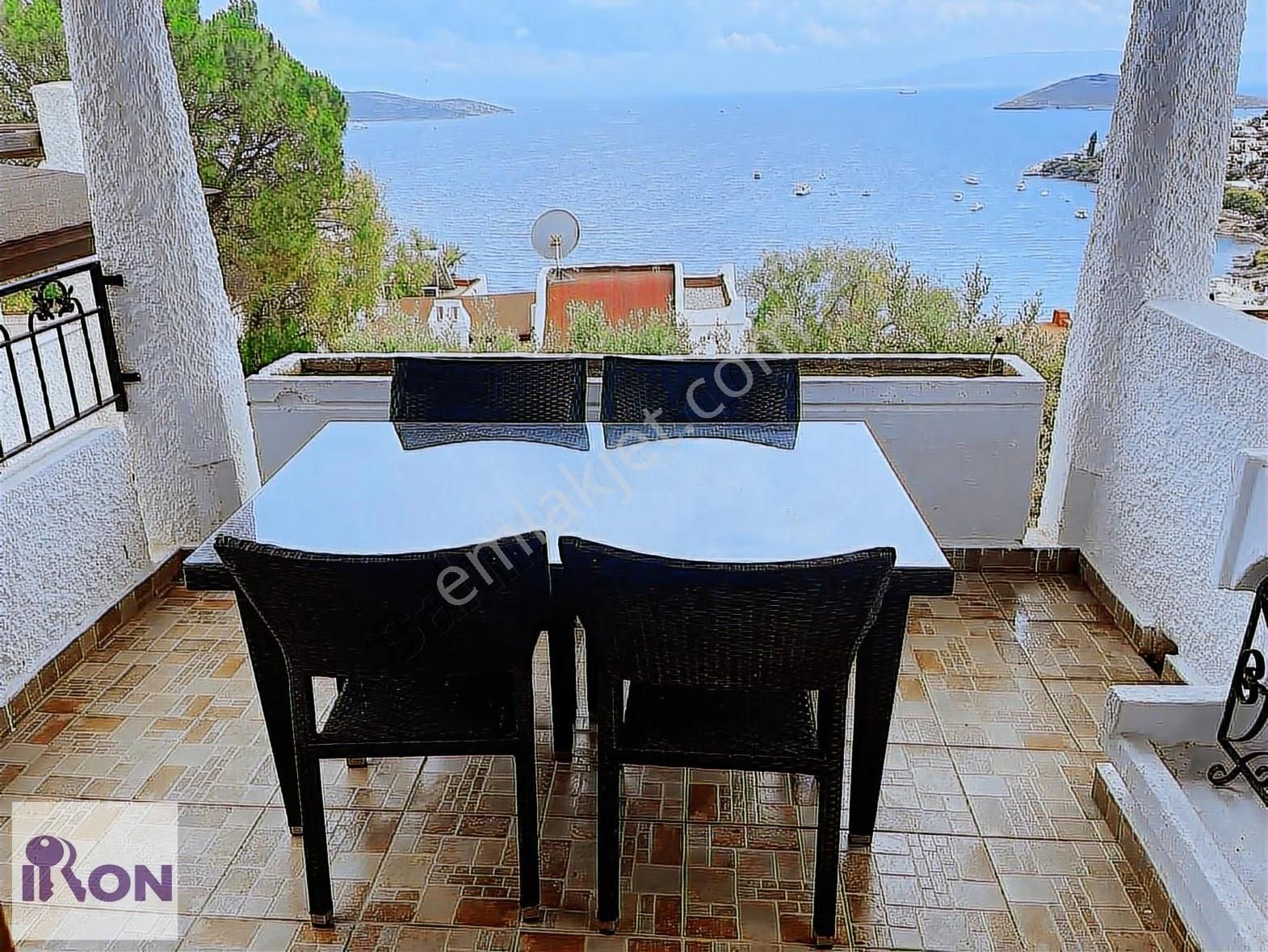 Bodrum Aktur'da Ömre Ömür Katacak Güzellikte Deniz Manzaralı 2+1 - Görsel 13