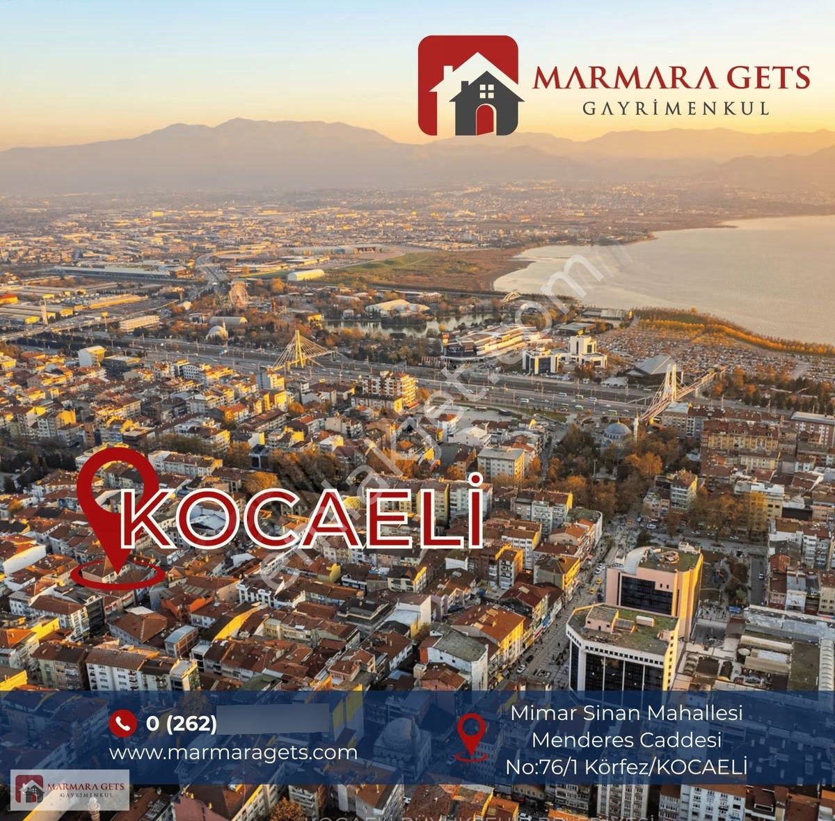Marmara Gets - Körfez Mimarsinan Satılık Otoparklı Yüksek Giriş - Görsel 13