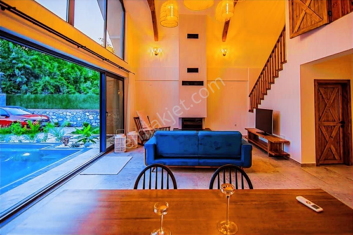 Fethiye Yanıklar Mah.de İlkon'dan Satılık Müstakil Lüks Villa - Görsel 12