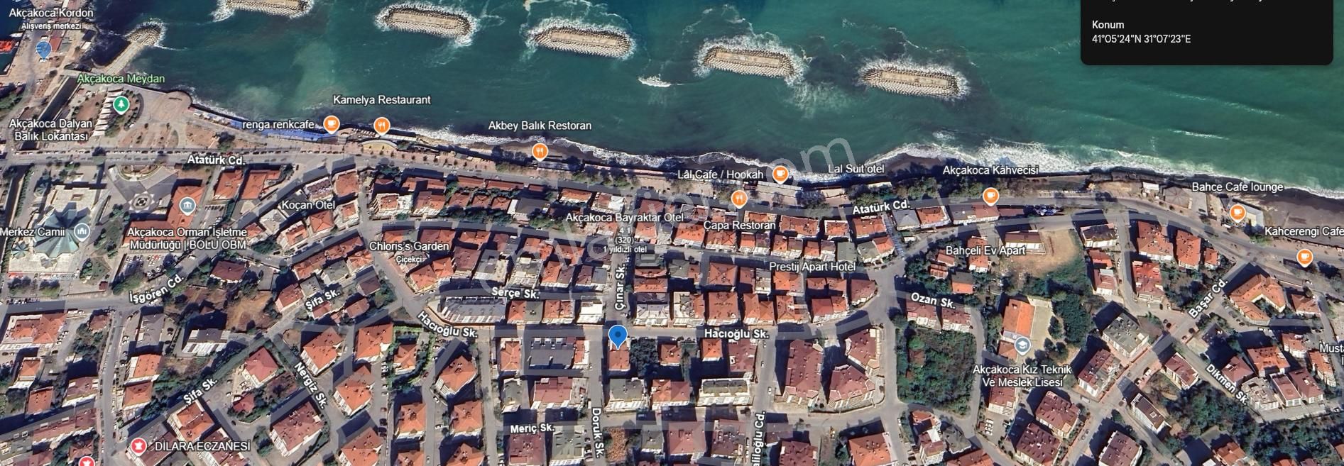 Akçakoca Merkez 63m² Teraslı Full Deniz Manzaralı Çift Girişli 5+2 Dubleks – 120m Plaj - Görsel 17