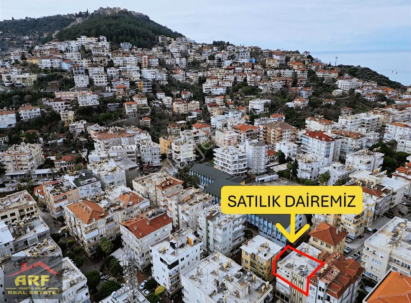 Alanya Merkezde | Denize 200 M | 2+1 Ayrı Mutfak | Satılık Daire - Görsel 12