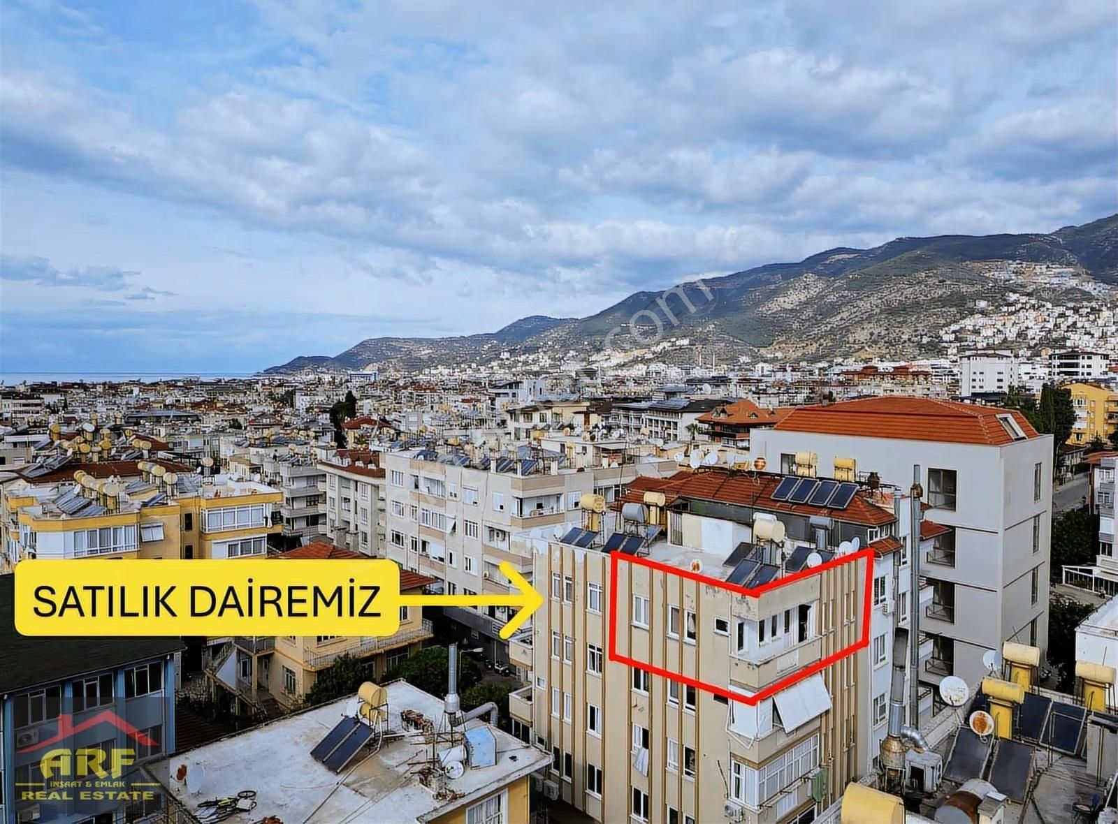 Alanya Merkezde | Denize 200 M | 2+1 Ayrı Mutfak | Satılık Daire - Görsel 3