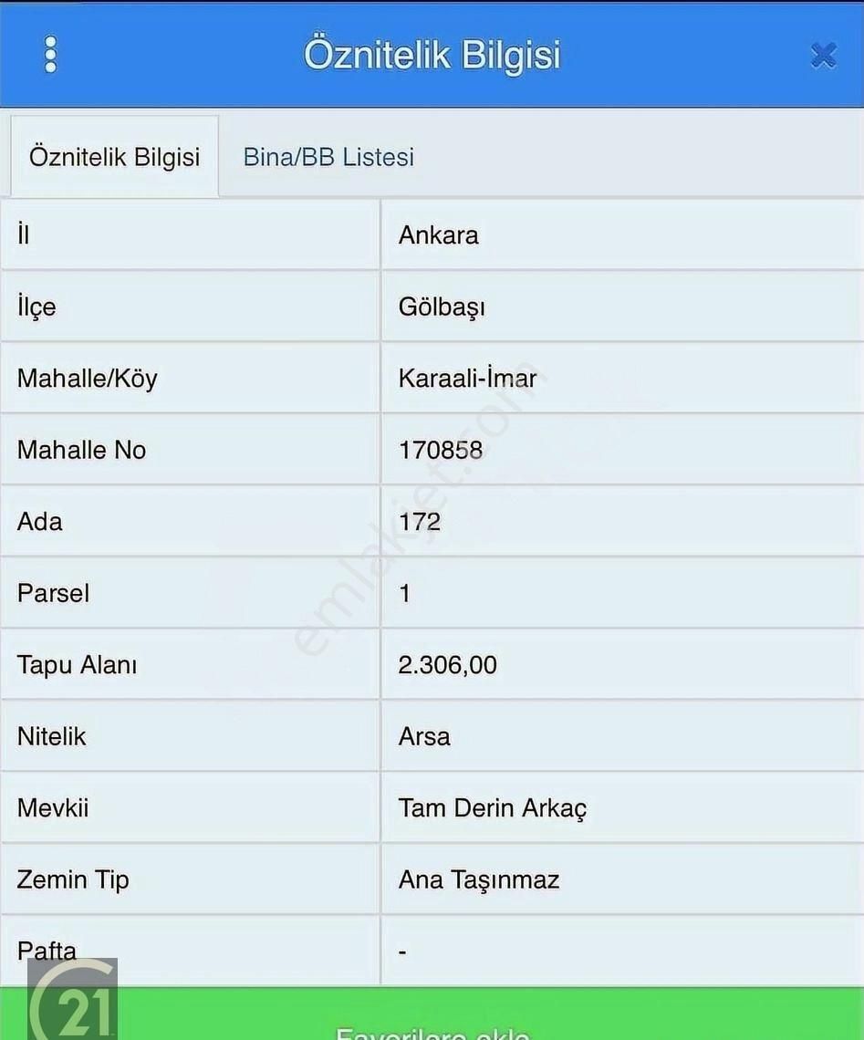 Gölbaşı Karaali İmarlı 2.300m2 Arsa - Görsel 4