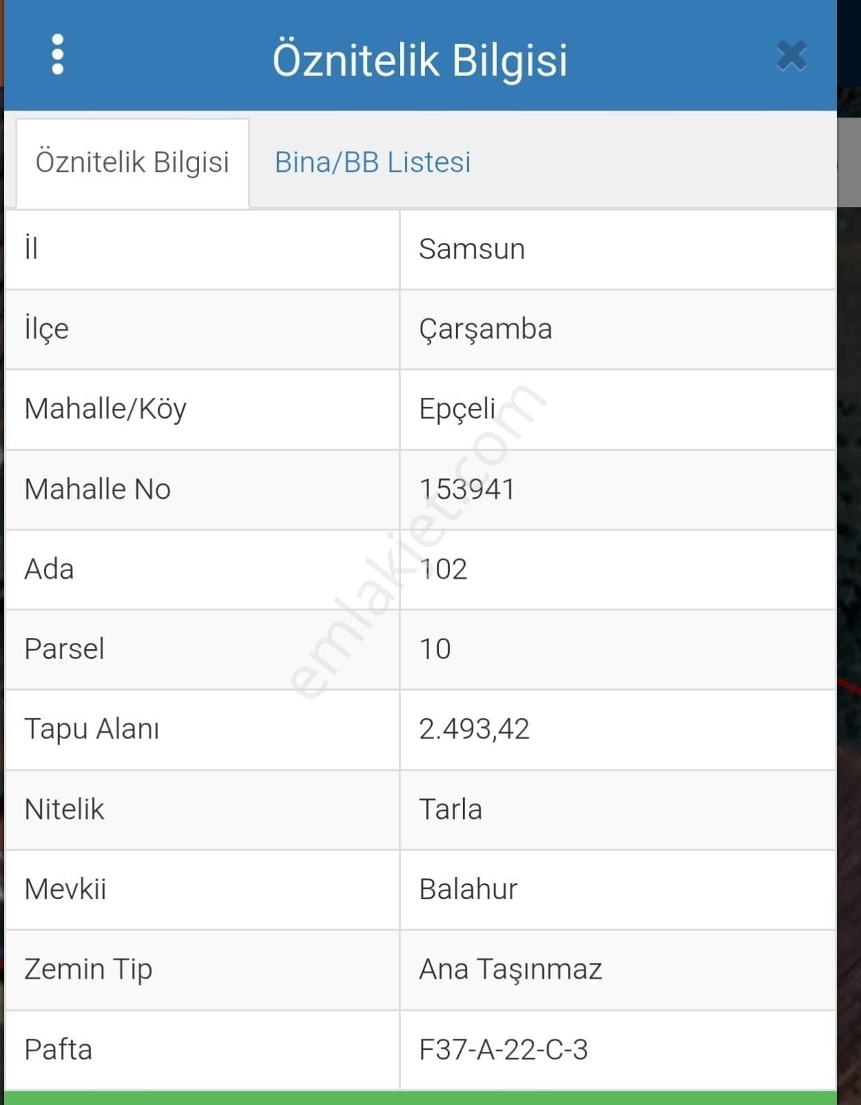 Truva/isa Kılıç'tan Çarşamba Epçeli Satılık 2493m2 Tarla - Görsel 2