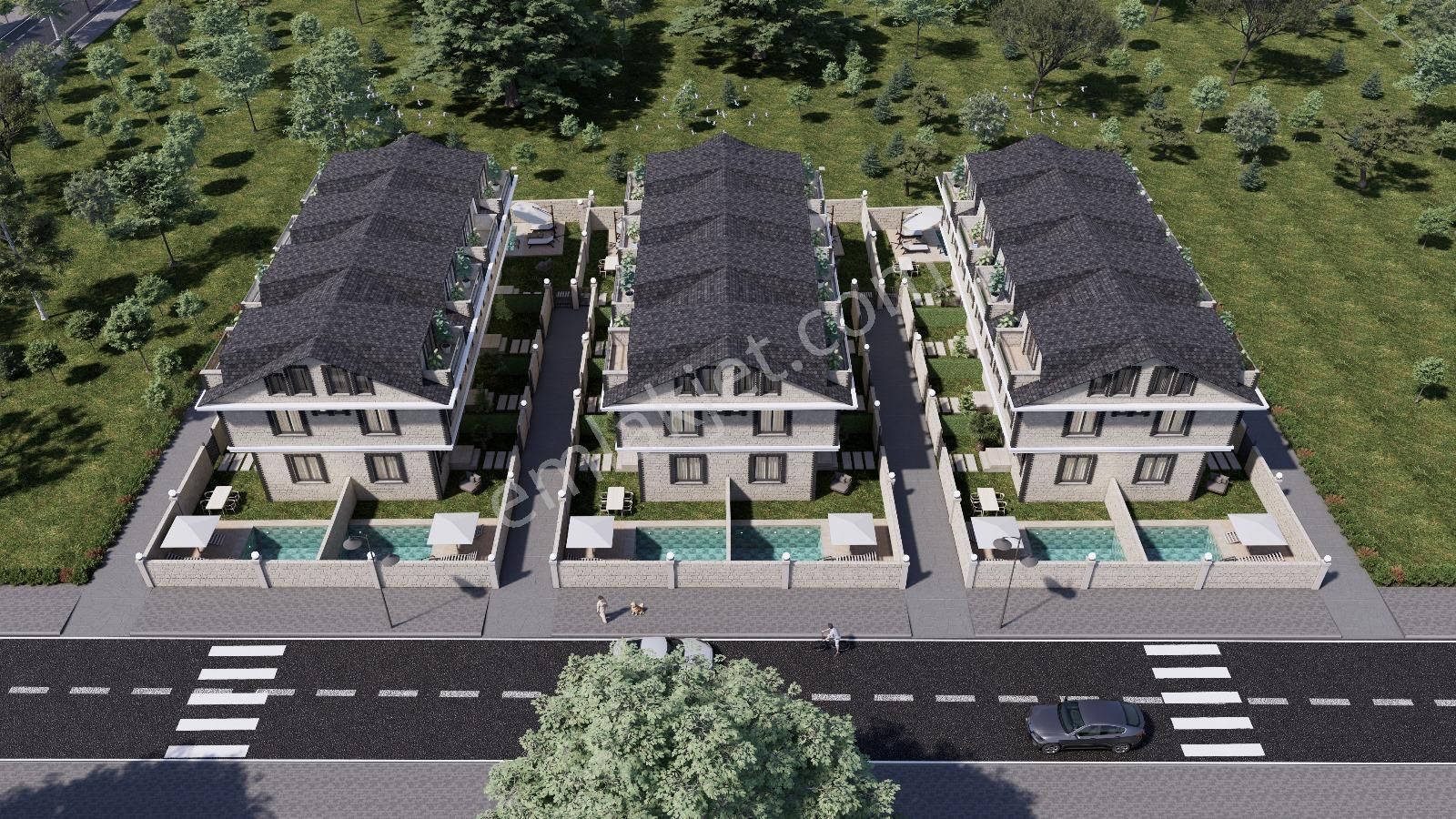 Sakarya Kocaali'de Yarısı Peşin Kalanı 24 Ay Elden Vadeli Havuzlu Villa Haziranda Teslim - Görsel 2