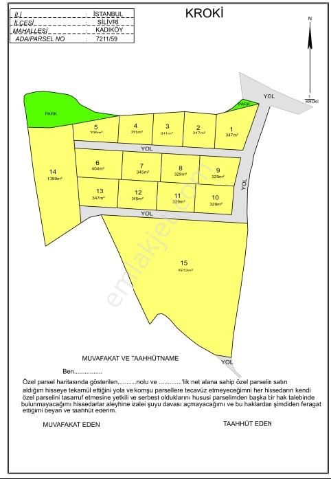 Silivri Kadıköy Yerleşim İçinde Orman Mazaralı Satılık Parseller - Görsel 19