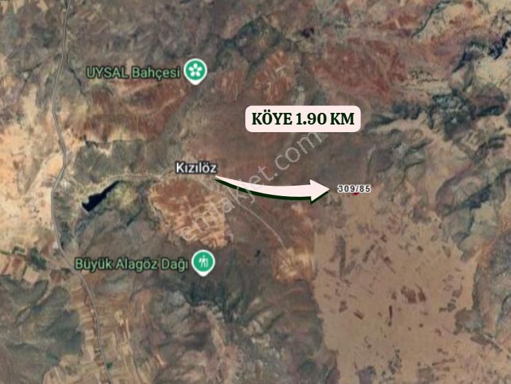 Konya Güneysınır Kızılöz Köyünde 2.521 M² Tarla Satılıktır - Görsel 4