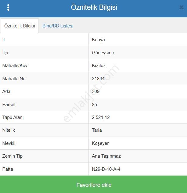 Konya Güneysınır Kızılöz Köyünde 2.521 M² Tarla Satılıktır - Görsel 7