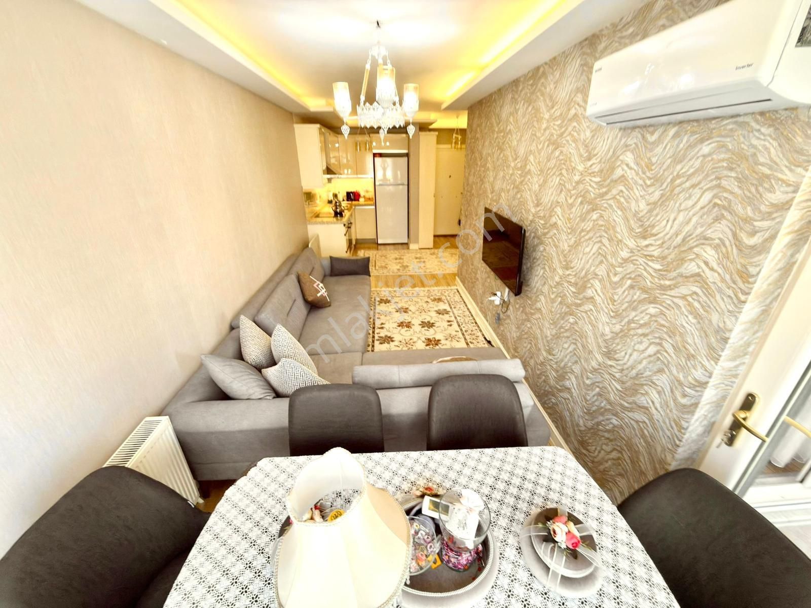 🏡 Referans'tan Altınkum'da Site İçerisinde Ön Cephe Havuzlu 1+1 Dair - Görsel 12