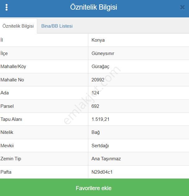 Konya Güneysınır Gürağaç Köyünde 1.519 M² Bağ Satılıktır - Görsel 7