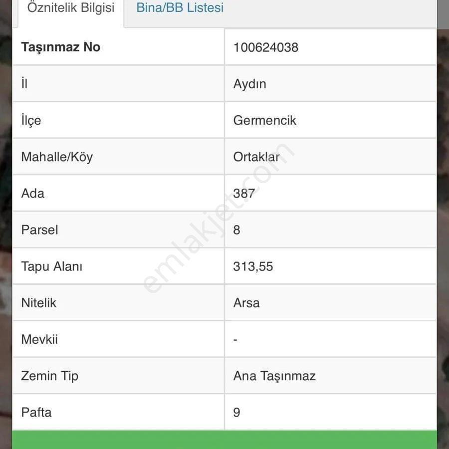 Özgür Emlak'tan Aydın Germencik İlçesinde Yatırımlık 4kat İmarlı