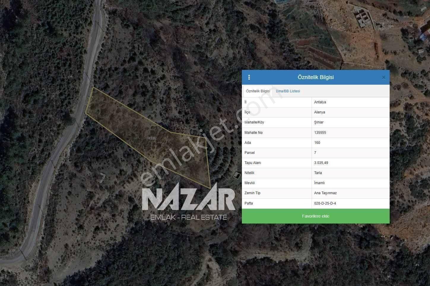 Alanya Şıhlar Köyü’nde 3.035 M² Satılık Tarla - Görsel 13