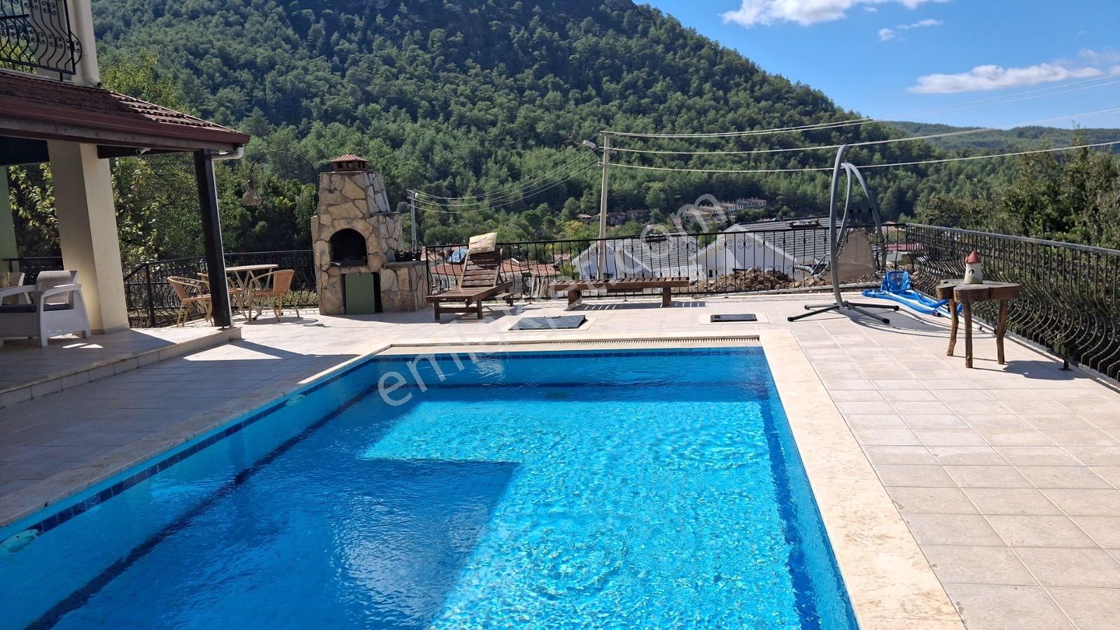 Fethiye Üzümlü Mah.ilkon'dan Satılık Panoramik Manzaralı Villa - Görsel 31