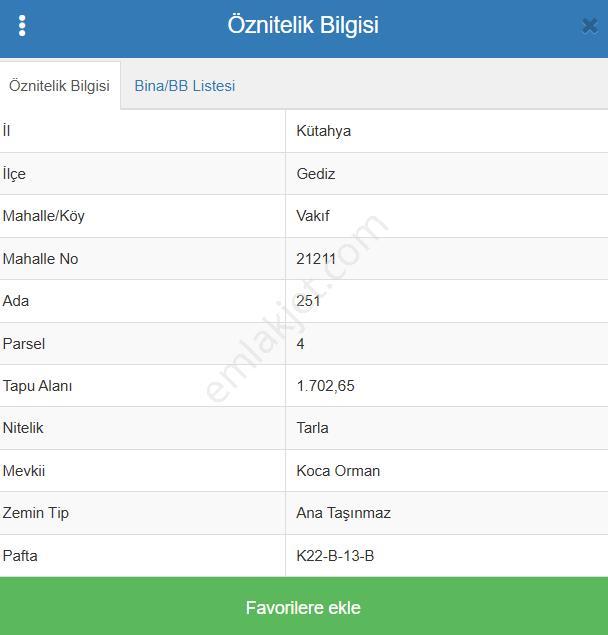 Kütahya Gediz Vakıf Köyünde Toplamda 6.549 M² 2 Tarla Satılıktır - Görsel 7