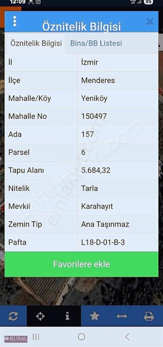 İzmir Menderes Yeniköyde 5685 M2 Tek Tapu Malikhane Ev Bahçe - Görsel 35