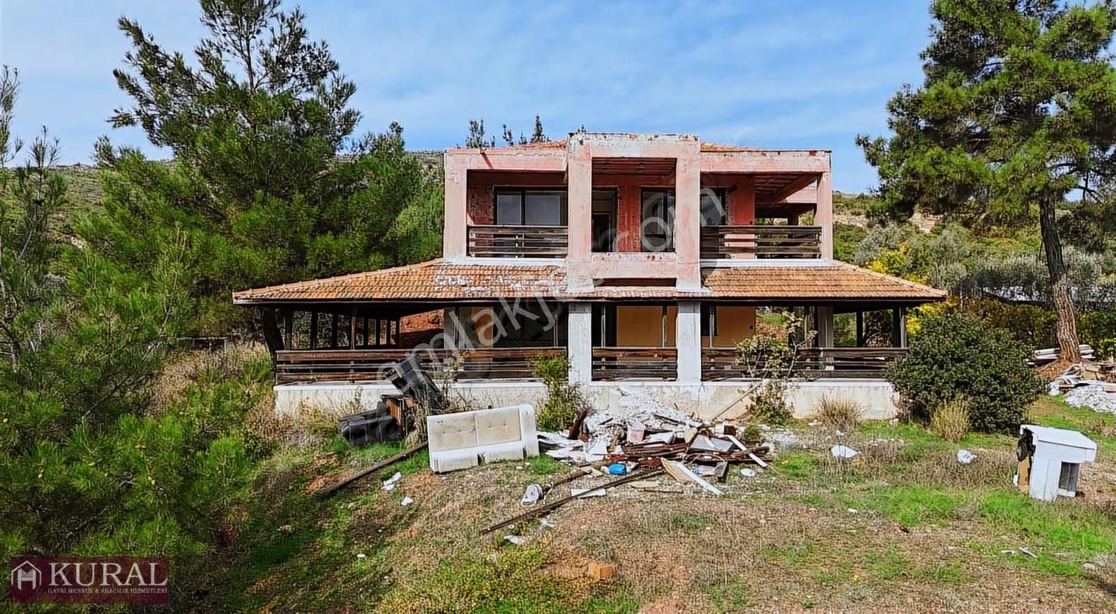 İzmir Menderes Yeniköyde 5685 M2 Tek Tapu Malikhane Ev Bahçe - Görsel 30