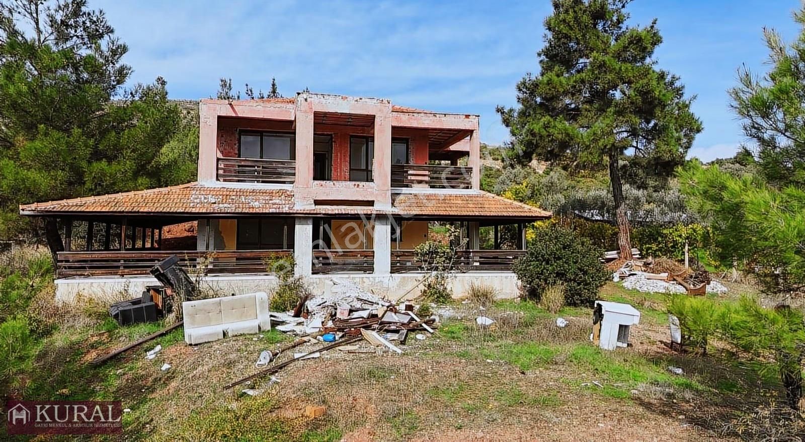 İzmir Menderes Yeniköyde 5685 M2 Tek Tapu Malikhane Ev Bahçe - Görsel 28