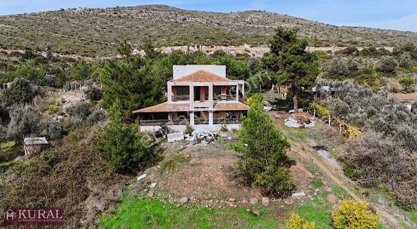 İzmir Menderes Yeniköyde 5685 M2 Tek Tapu Malikhane Ev Bahçe - Görsel 20