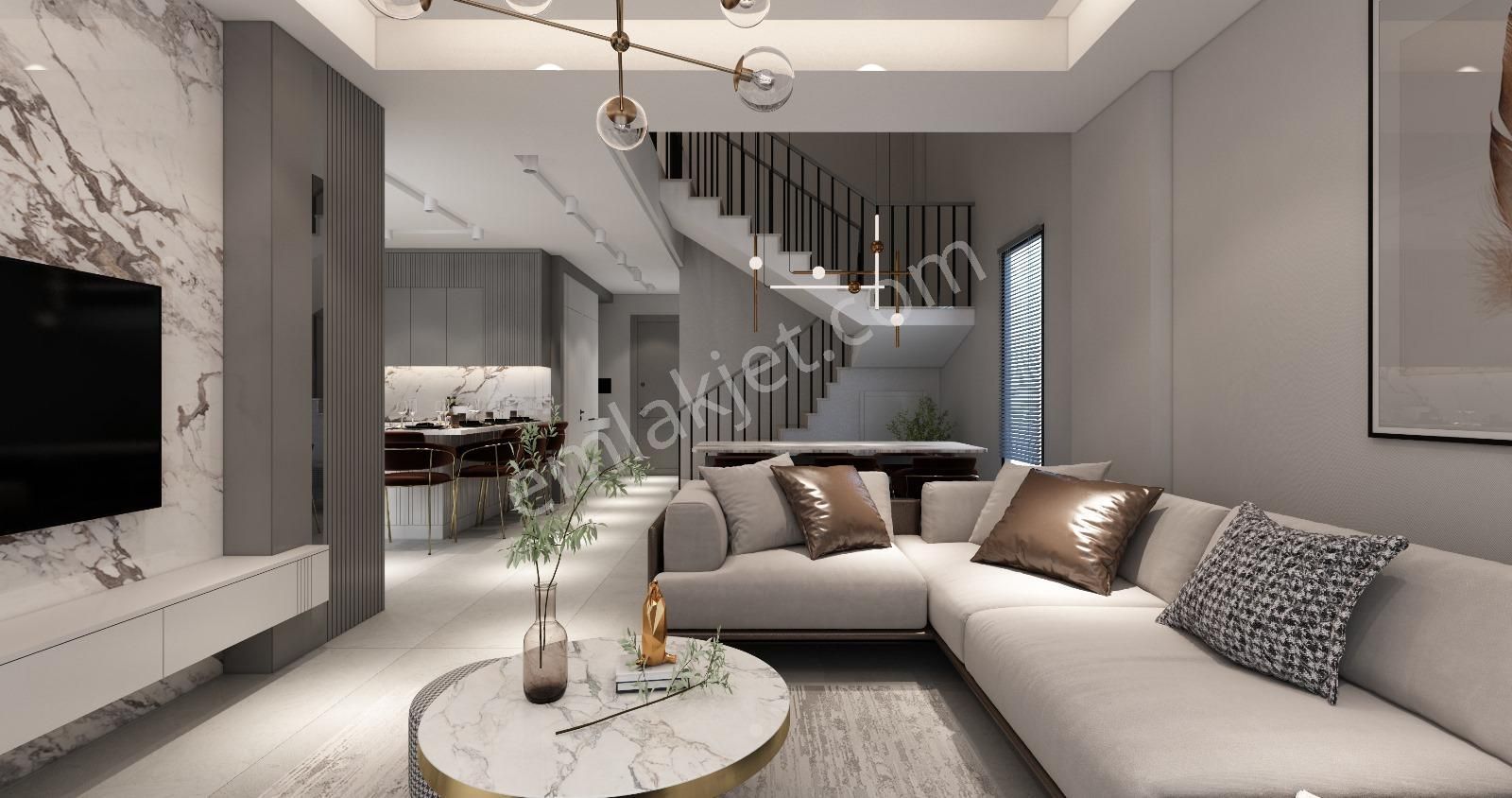 Kuşadasında 4+1 370m2 Arsa İçinde Özel Havuzlu Her Odası Ebeveyn Banyolu Satılık Villa - Görsel 3