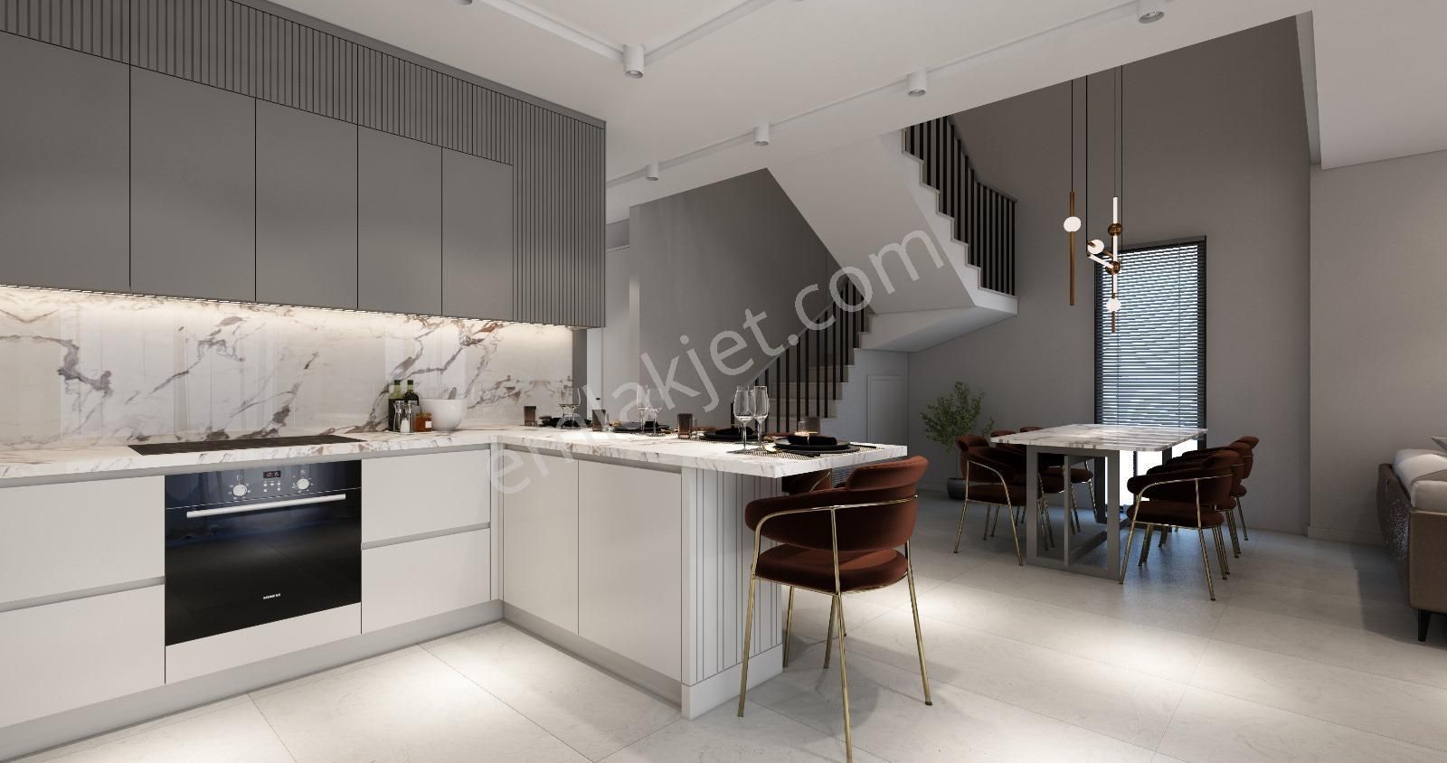 Kuşadasında 4+1 370m2 Arsa İçinde Özel Havuzlu Her Odası Ebeveyn Banyolu Satılık Villa - Görsel 9