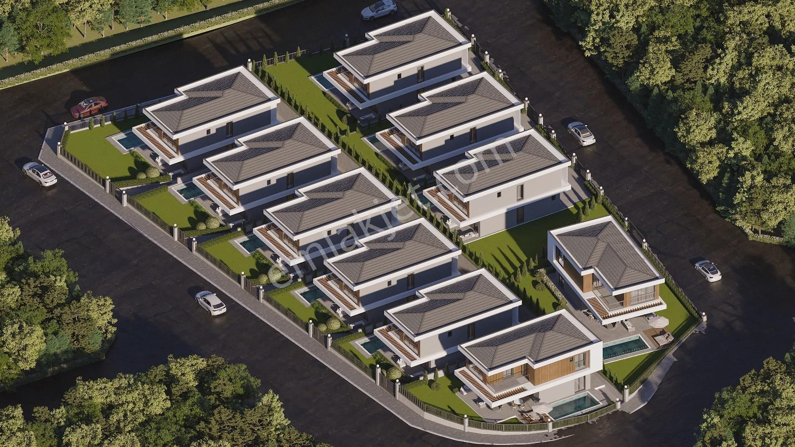 Kuşadasında 4+1 370m2 Arsa İçinde Özel Havuzlu Her Odası Ebeveyn Banyolu Satılık Villa - Görsel 33