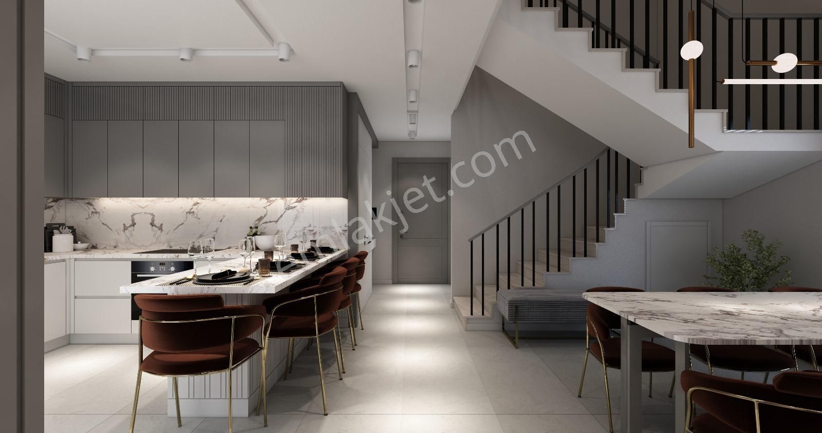 Kuşadasında 4+1 370m2 Arsa İçinde Özel Havuzlu Her Odası Ebeveyn Banyolu Satılık Villa - Görsel 5