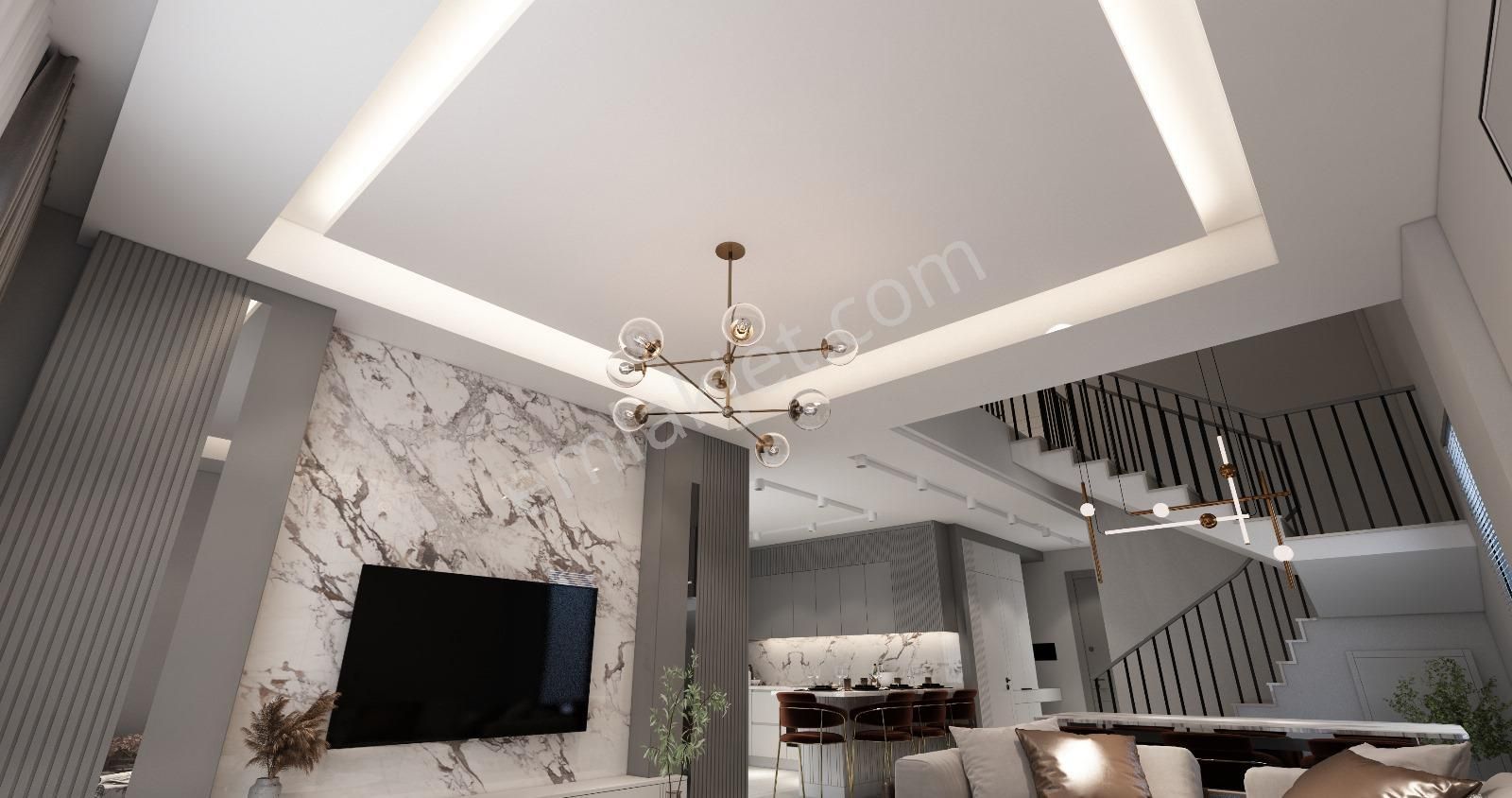 Kuşadasında 4+1 370m2 Arsa İçinde Özel Havuzlu Her Odası Ebeveyn Banyolu Satılık Villa - Görsel 7