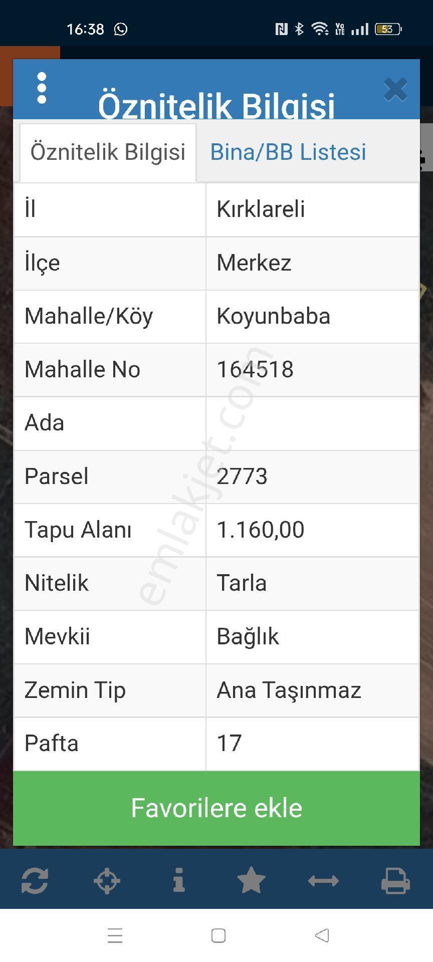 Koyunbaba Köyü Satılık Tarla - Görsel 4